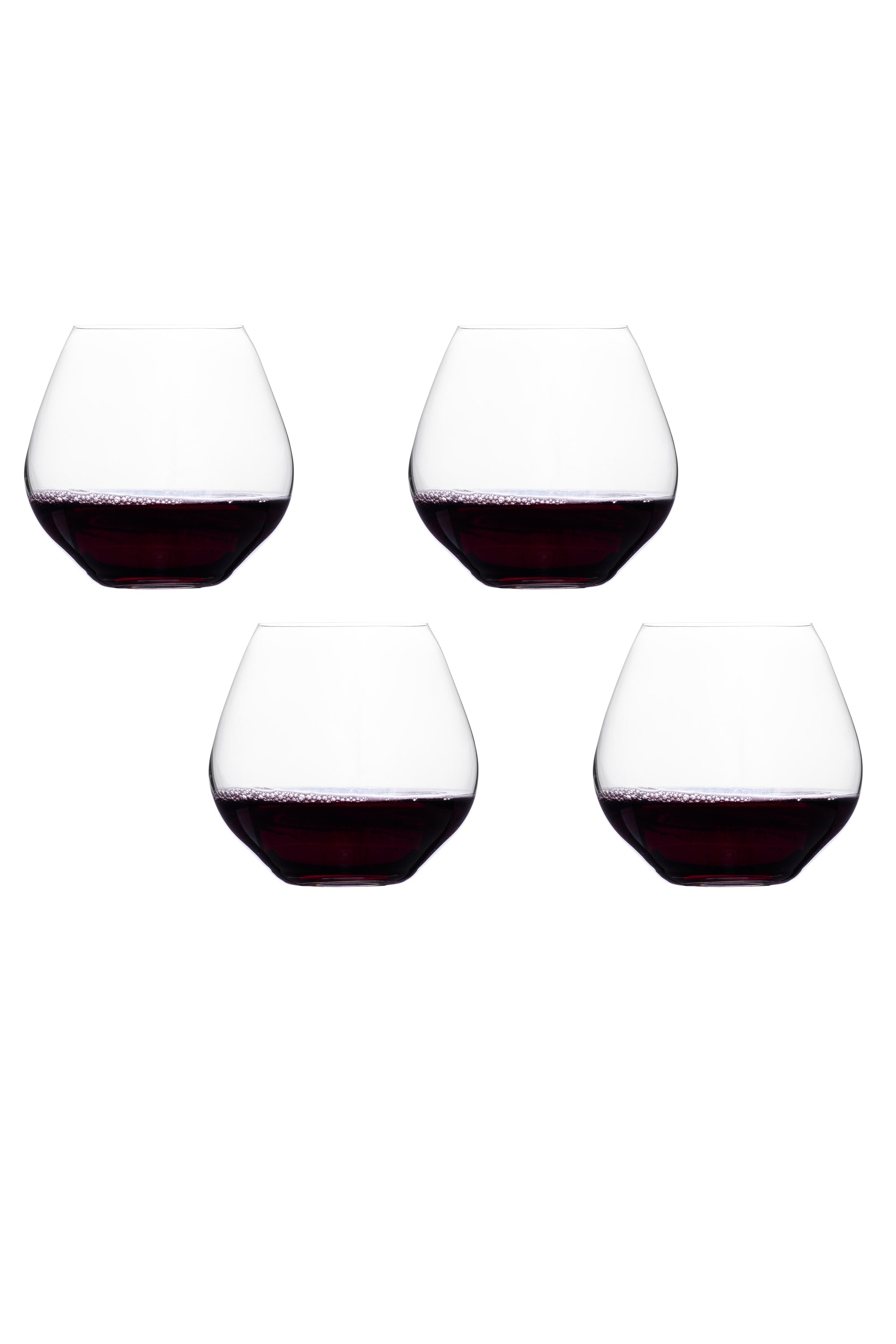 AUS Stemless Wine Glass Set (4)